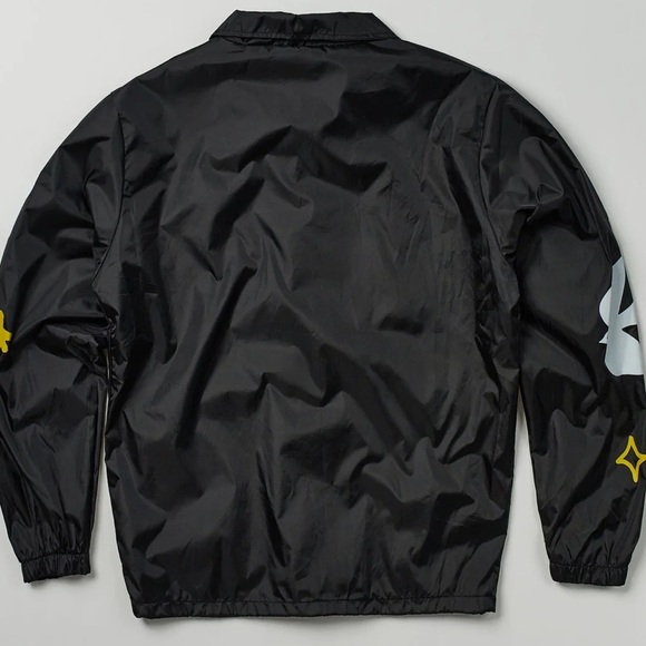 Black Grafitti Stadium Jacket- Size XL - Picture 5 of 11